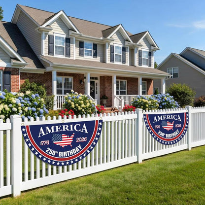 Celebrate America's 250th Birthday Banner